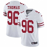 Nike San Francisco 49ers #96 Solomon Thomas White NFL Vapor Untouchable Limited Jersey,baseball caps,new era cap wholesale,wholesale hats